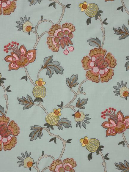 John Lewis Serafina Floral Made to Measure Curtains or Roman Blind, Multi, Multi