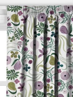 John Lewis x Anine Cecilie Iversen Violet Made to Measure Curtains or Roman Blind, Multi - view 2, Multi
