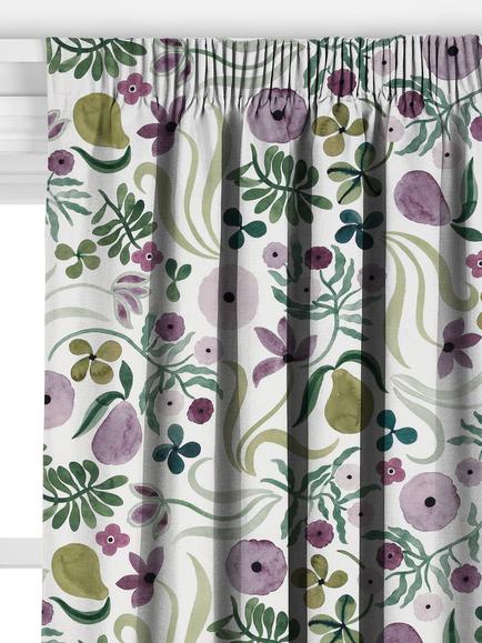 John Lewis x Anine Cecilie Iversen Violet Made to Measure Curtains or Roman Blind, Multi - view 2, Multi