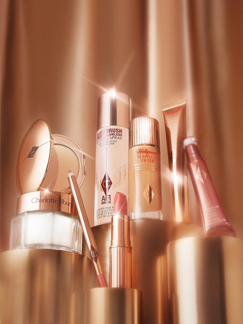 Product image 5 of 5, which shows Charlotte Tilbury Airbrush Flawless Finish Powder Travel Size, 3 Tan