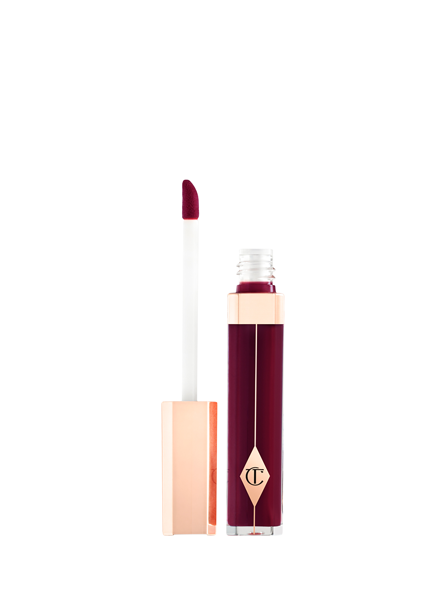 Product image 1 of 6, which shows Charlotte Tilbury Lip Lustre Lip Lacquer, Unleash Me