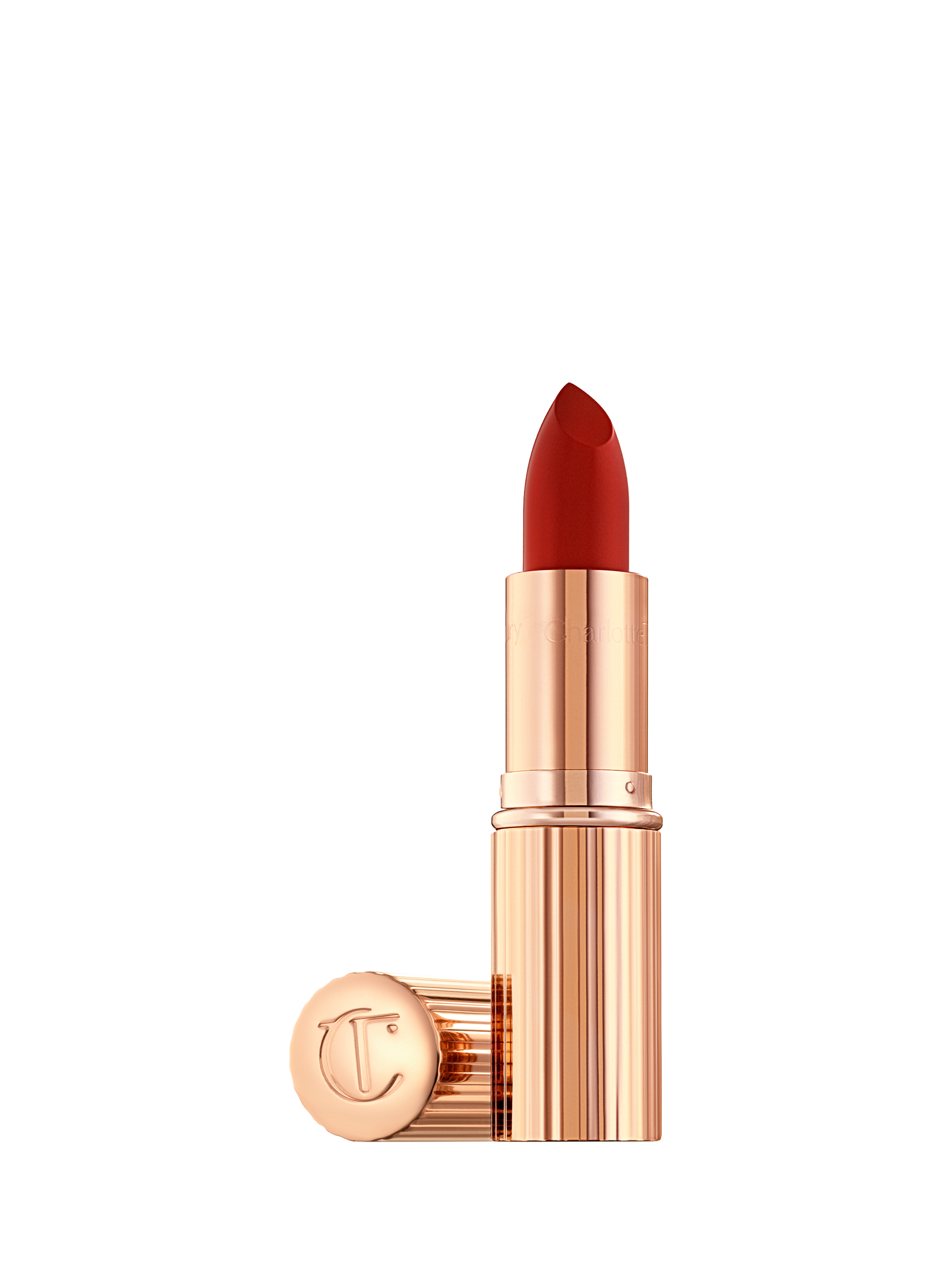 Product image 1 of 3, which shows Charlotte Tilbury K.I.S.S.I.N.G Lipstick, So Red