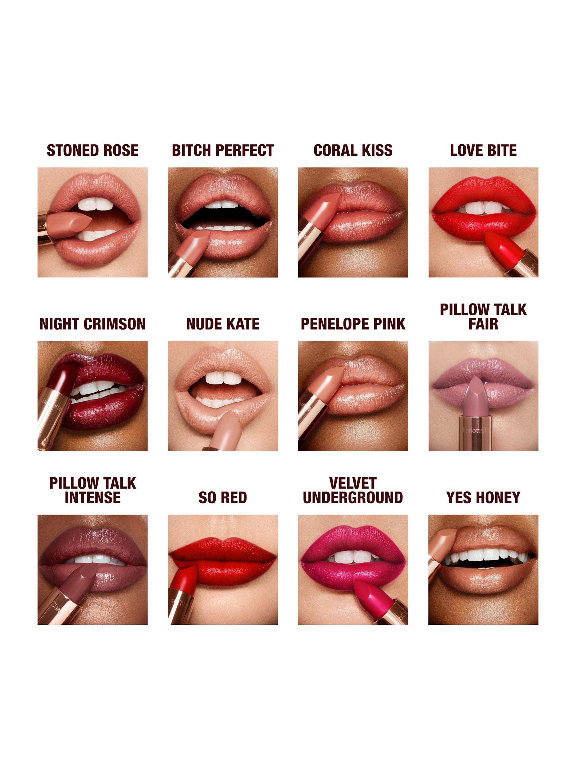 Product image 2 of 3, which shows Charlotte Tilbury K.I.S.S.I.N.G Lipstick, So Red