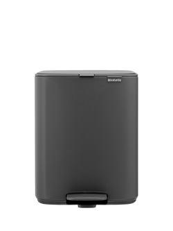 Brabantia Bo Pedal Bin, 12L, Mineral Infinite Grey