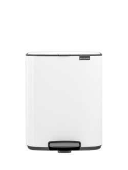 Brabantia Bo Pedal Bin, 12L, White