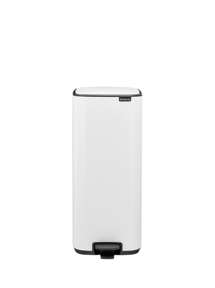 Brabantia Bo Pedal Bin, 30L, White