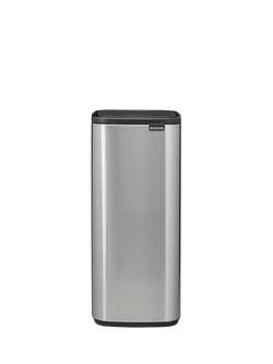 Brabantia Bo Touch Bin, 30L, Matt Steel Fingerprint Proof