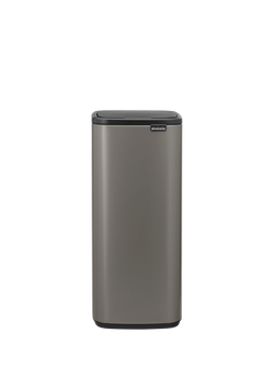 Brabantia Bo Touch Bin, 30L, Platinum