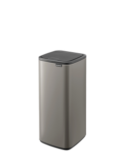 Brabantia Bo Touch Bin, 30L - view 2, Platinum