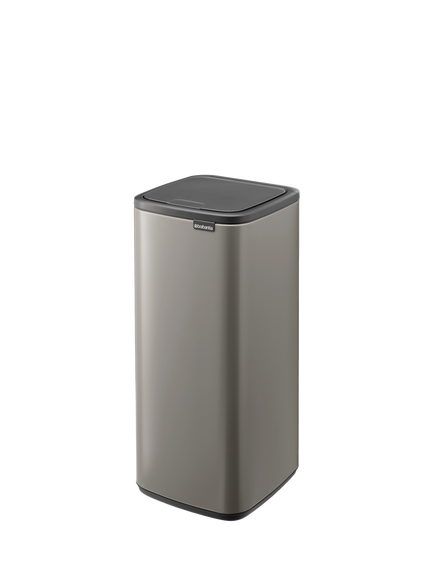 Brabantia Bo Touch Bin, 30L - view 2, Platinum