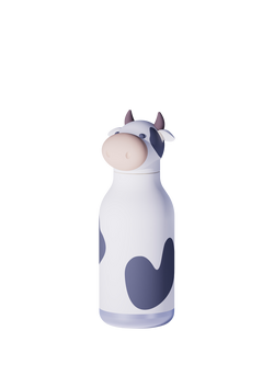 Asobu Cow Bestie Water Bottle, Black, Black