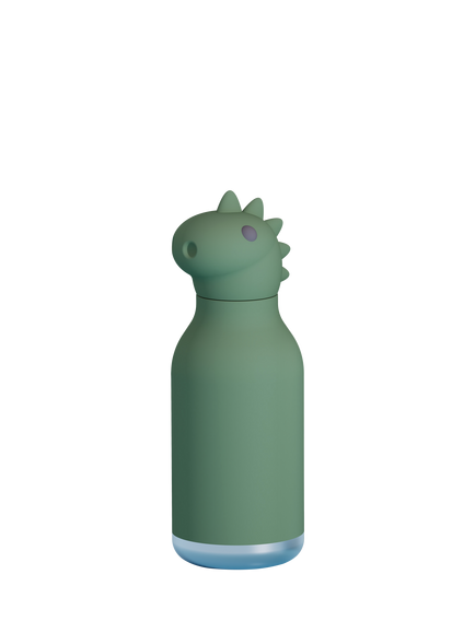 Asobu Dinosaur Bestie Water Bottle, Green, Green