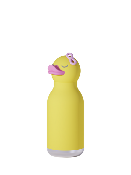 Asobu Ducky Bestie Water Bottle, Yellow, Yellow