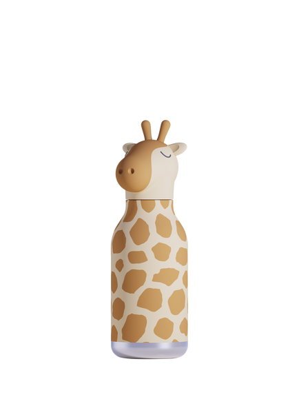 Asobu Giraffe Bestie Water Bottle, Brown, Brown