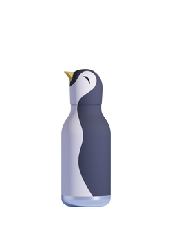 Asobu Penguin Bestie Water Bottle, Black, Black