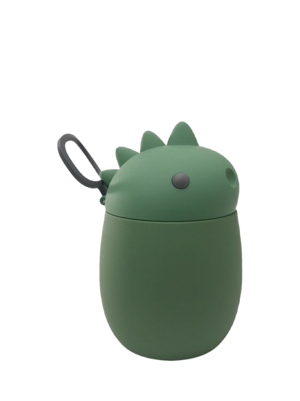 Asobu Dinosaur Food Container, Green, Green