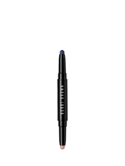 Bobbi Brown Dual Ended Long-Wear Creme Shadow Stick, Silk/Rich Navy