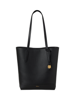Mulberry North South Shopper Leather Tote Bag, Black