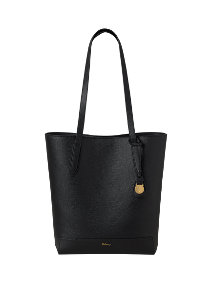 Mulberry North South Shopper Leather Tote Bag, Black