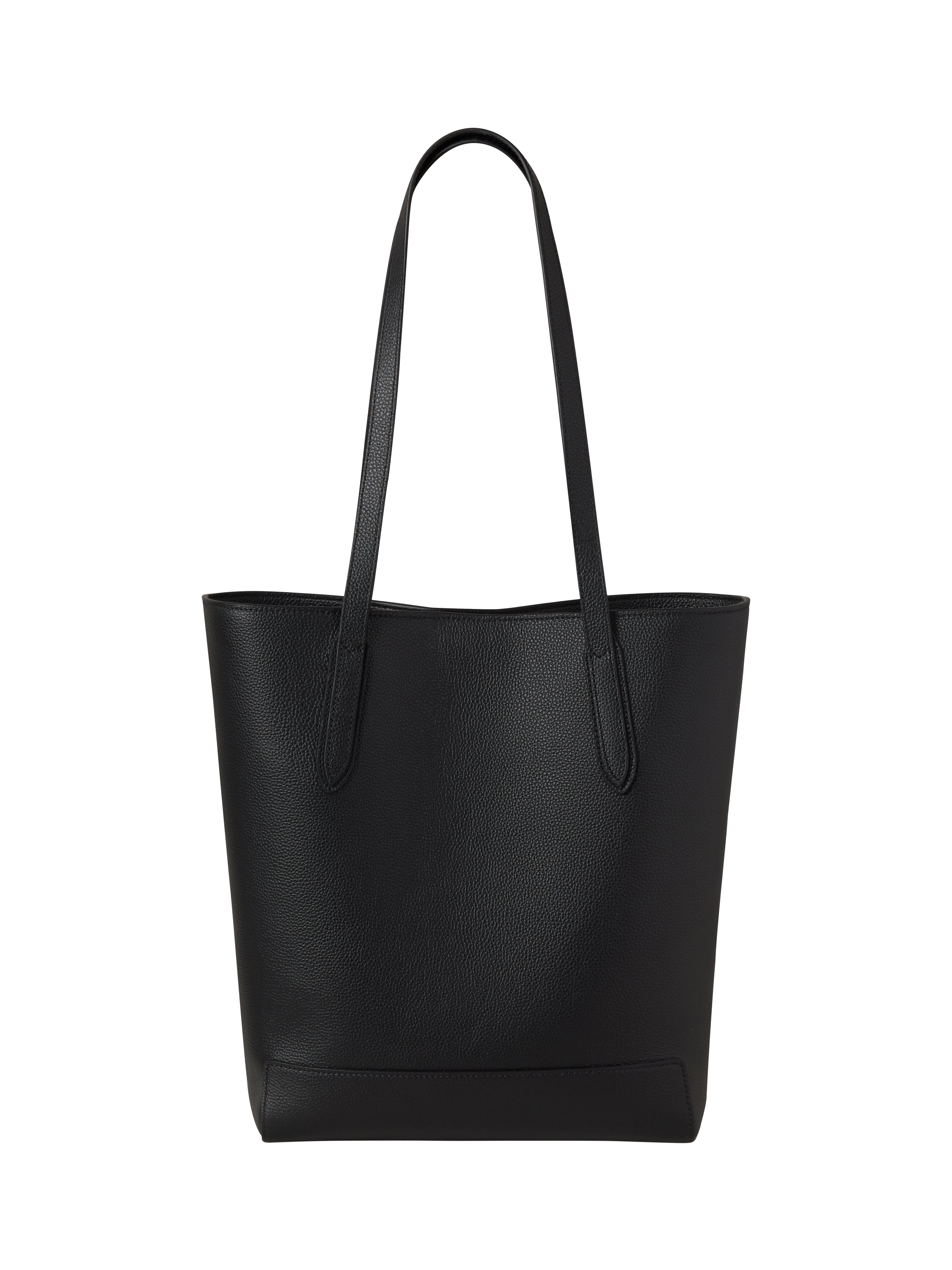 Product image 2 of 5, which shows Mulberry North South Shopper Leather Tote Bag, Black