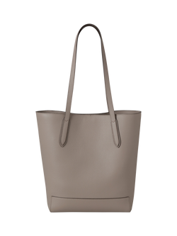 Mulberry North South Shopper Leather Tote Bag - view 2, Cashmere Taupe