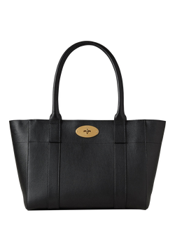 Mulberry Bayswater 9-to-5 Leather Tote Bag, Black