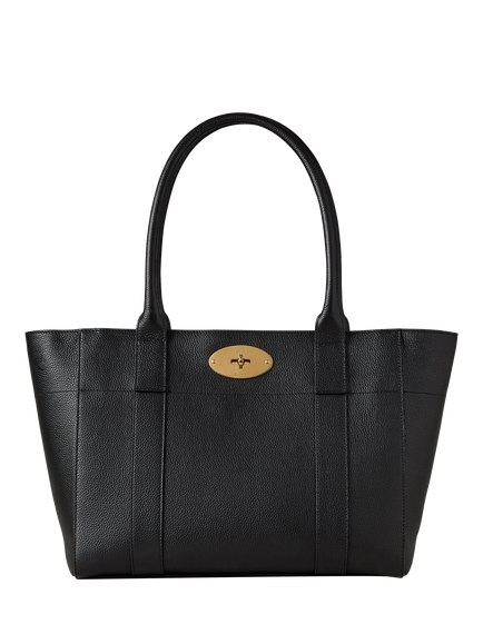 Mulberry Bayswater 9-to-5 Leather Tote Bag, Black