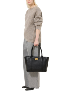 Mulberry Bayswater 9-to-5 Leather Tote Bag - view 2, Black
