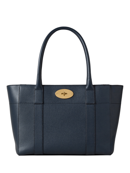 Mulberry Bayswater 9-to-5 Leather Tote Bag, Night Sky