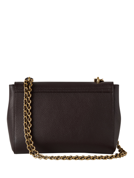 Mulberry Lily Leather Small Evening Bag - view 2, Ebony