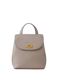 Mulberry Mini Bayswater Small Classic Grain Leather Backpack, Cashmere Taupe