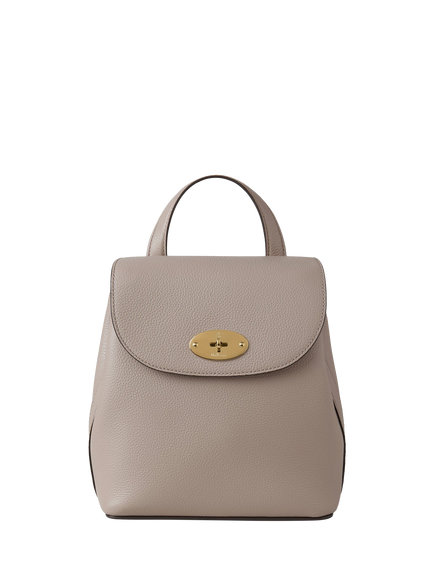 Mulberry Mini Bayswater Small Classic Grain Leather Backpack, Cashmere Taupe