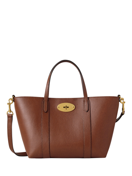 Mulberry Mini Bayswater Leather Tote Bag, Oak