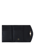 Mulberry Darley Small Classic Grain Leather Folded Multi-Card Wallet, Ebony