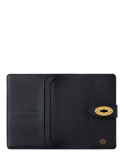 Mulberry Darley Leather Passport Cover - view 2, Black