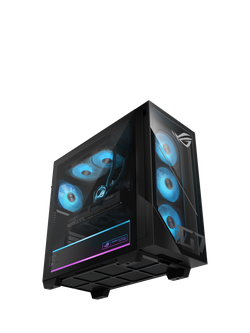 ASUS ROG G700 Gaming PC, AMD Ryzen 5 Processor, RTX 5060, 16GB RAM, 1TB SSD, with 3-month PC Game Pass, Black - view 2, Black