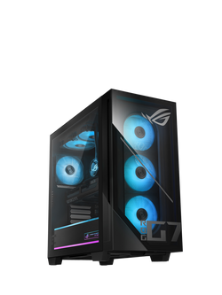 ASUS ROG G700 Gaming PC, AMD Ryzen 7 Processor, RTX 5060 Ti, 16GB RAM, 1TB SSD, with 3-month PC Game Pass, Black, Black