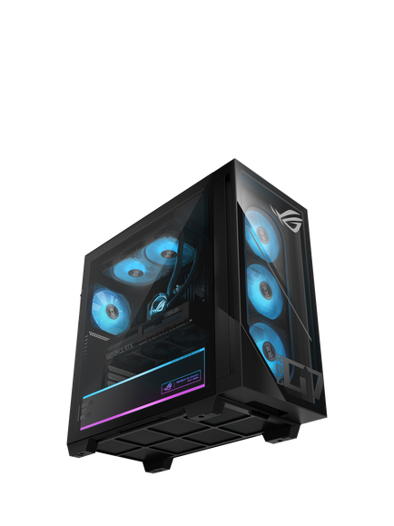 ASUS ROG G700 Gaming PC, AMD Ryzen 7 Processor, RTX 5060 Ti, 16GB RAM, 1TB SSD, with 3-month PC Game Pass, Black - view 2, Black