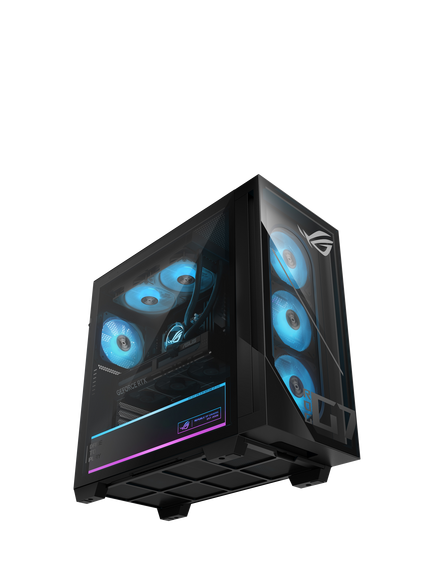 ASUS ROG G700 Gaming PC, AMD Ryzen 7 Processor, RTX 5070, 32GB RAM, 1TB SSD, with 3-month PC Game Pass, Black - view 2, Black