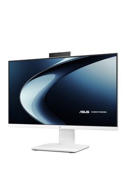 ASUS V400 AiO All-in-One Desktop PC, Intel Core i5 Processor, 8GB RAM, 512GB SSD, 23.8" Full HD, White - view 2, White
