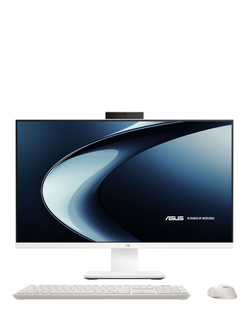 ASUS V400 AiO All-in-One Desktop PC, Intel Core i5 Processor, 16GB RAM, 512GB SSD, 27" Full HD, White, White