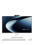ASUS V400 AiO All-in-One Desktop PC, Intel Core i7 Processor, 16GB RAM, 512GB SSD, 23.8" Full HD, White