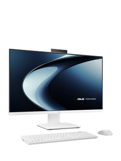 ASUS V400 AiO All-in-One Desktop PC, Intel Core i7 Processor, 16GB RAM, 512GB SSD, 27" Full HD, White - view 2, White