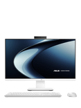 ASUS V400 AiO All-in-One Desktop PC, Intel Core i5 Processor, 8GB RAM, 512GB SSD, 27" Full HD, White