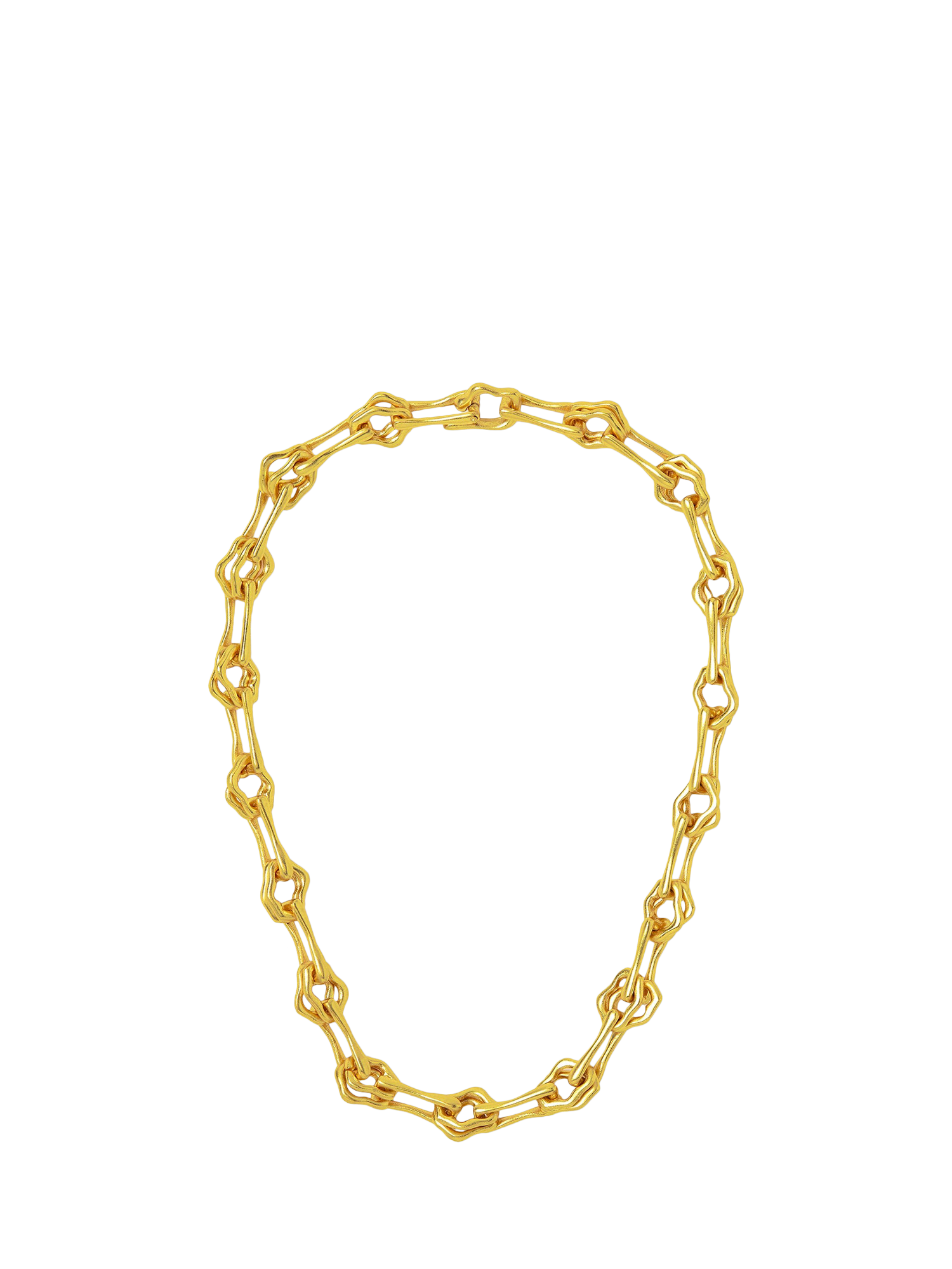 Product image 1 of 6, which shows Ottoman Hands Myrine Chain Necklace, Gold