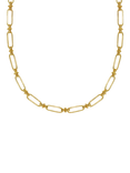 Ottoman Hands Essential Charm Link Chain Necklace, Gold