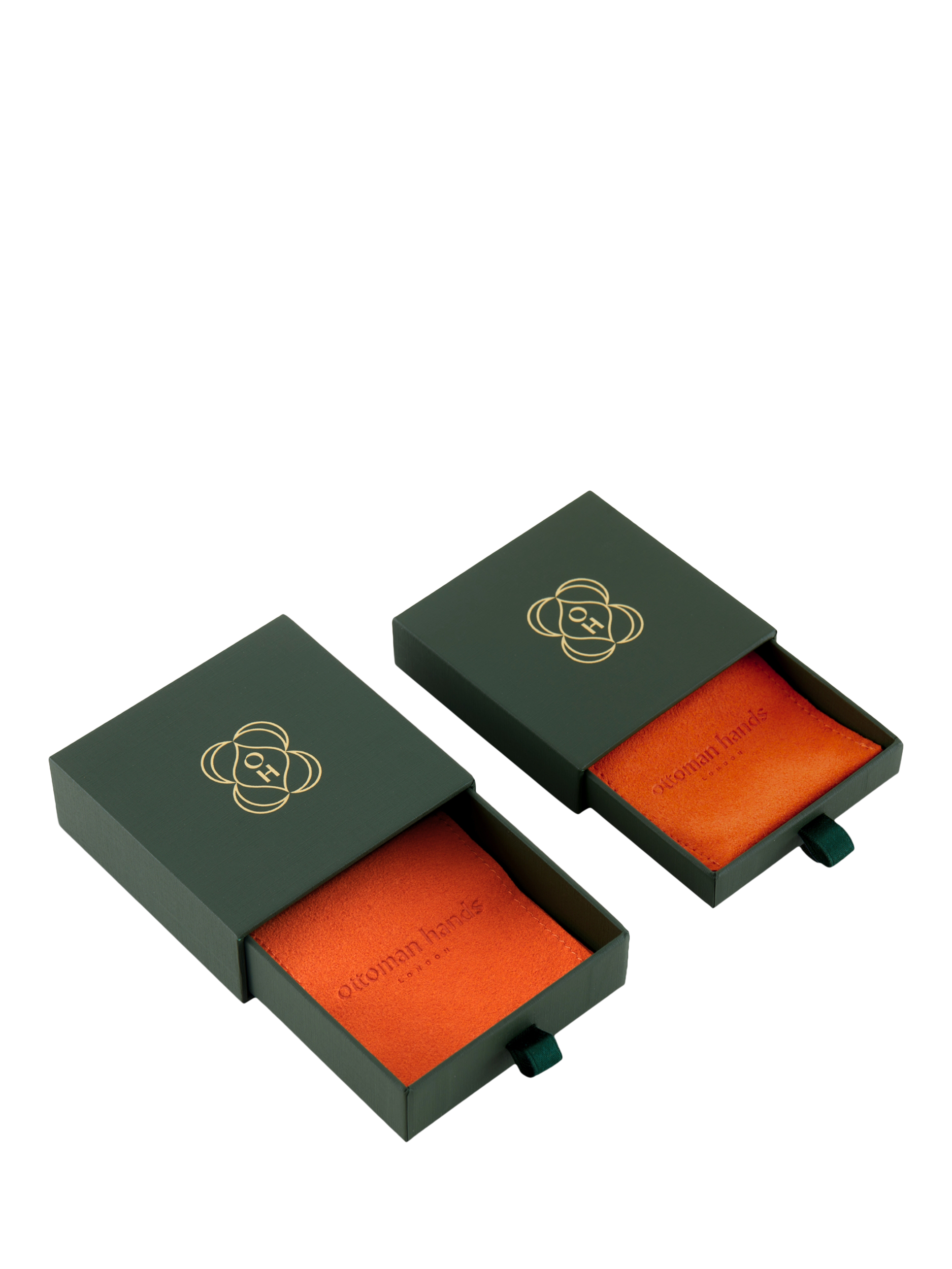 Product image 4 of 4, which shows Ottoman Hands Semi Precious Sunrise Necklace, Gold