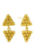 Ottoman Hands Azar Beaded Drop Earrings, Gold