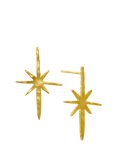 Ottoman Hands Northern Star Stud Earrings, Gold