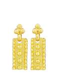 Ottoman Hands Vida Granulation Stud Earrings, Gold